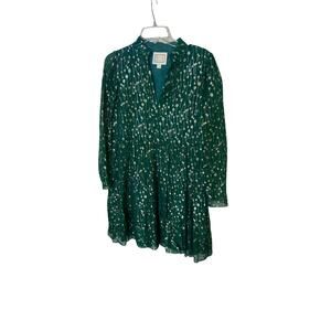 Sail to sable silk holiday dress -m